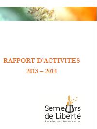 Rapport d’activités 2013-2014