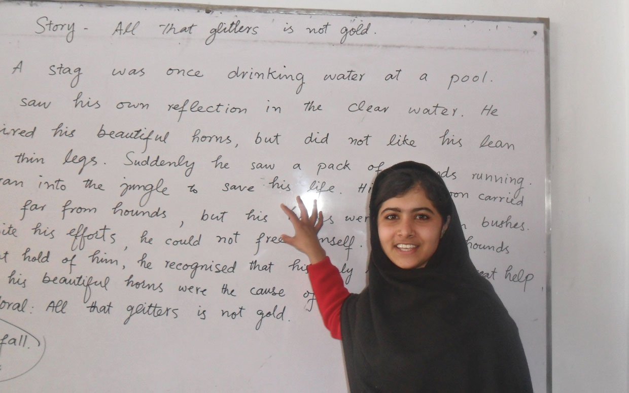 Proud of Malala!